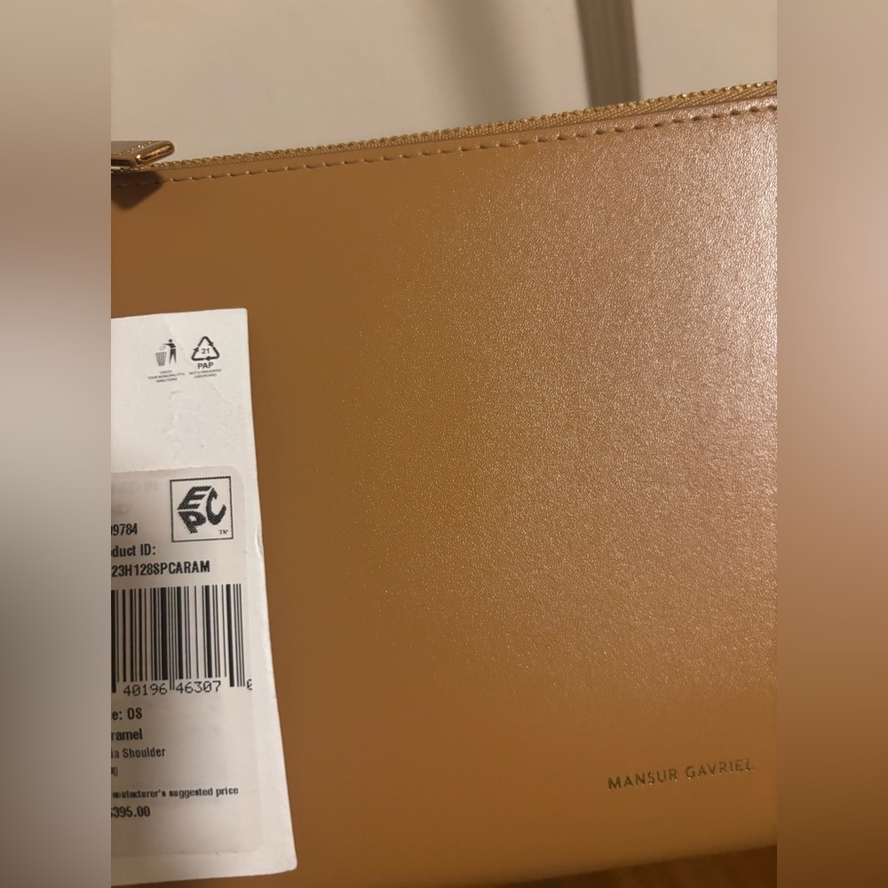 🆕 Mansur Gavriel Gaia Leather Shoulder Bag - Picture 11 of 12